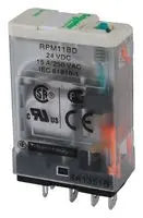 Power Relay, SPDT, 24 VDC, 15 A, Harmony RPM Series, Socket