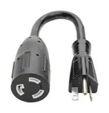 P044-06I Mains Power Cord, Heavy Duty, NEMA L5-20R, NEMA 5-20P, 152 mm, 20 A, 120 VAC, Black