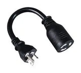 P044-06I Mains Power Cord, Heavy Duty, NEMA L5-20R, NEMA 5-20P, 152 mm, 20 A, 120 VAC, Black