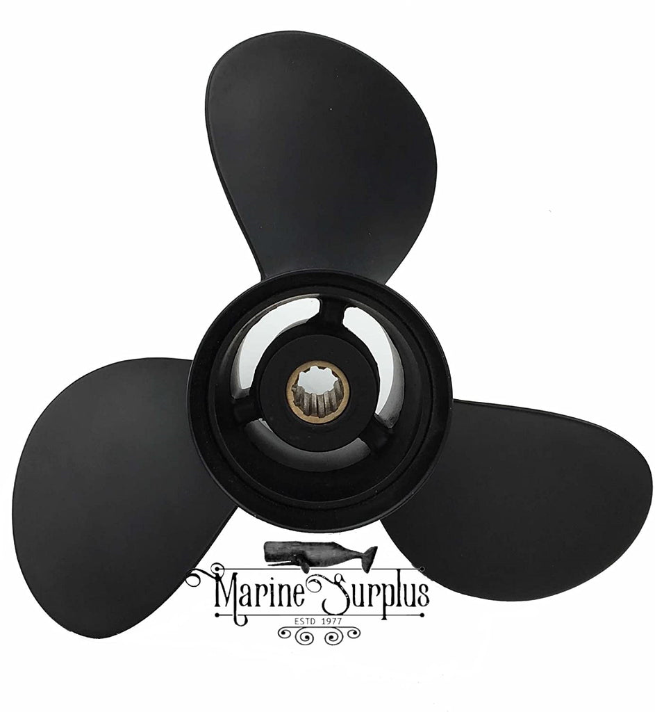 Aluminum Propeller - 10 3/8 x 12 - RH 3 Blade - 9.9-25hp Mercury 48-19639A40