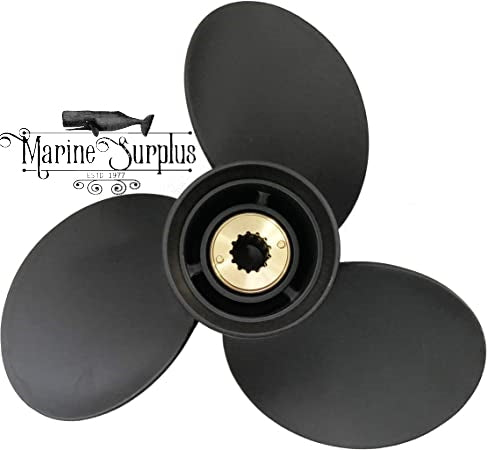 Aluminum Propeller - 11 1/4 x 10 - RH 3 Blade - 25-70 hp Mercury 48-73132a45