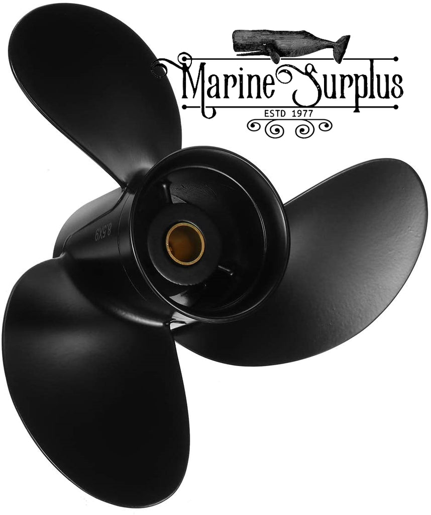 Aluminum Propeller - 8.5 x 9 - RH 3 Blade - Mercury, Mariner, Tohatsu, Parsun