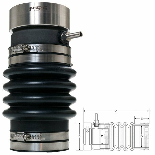 45mm Shaft and 3-1/4 in. Tube