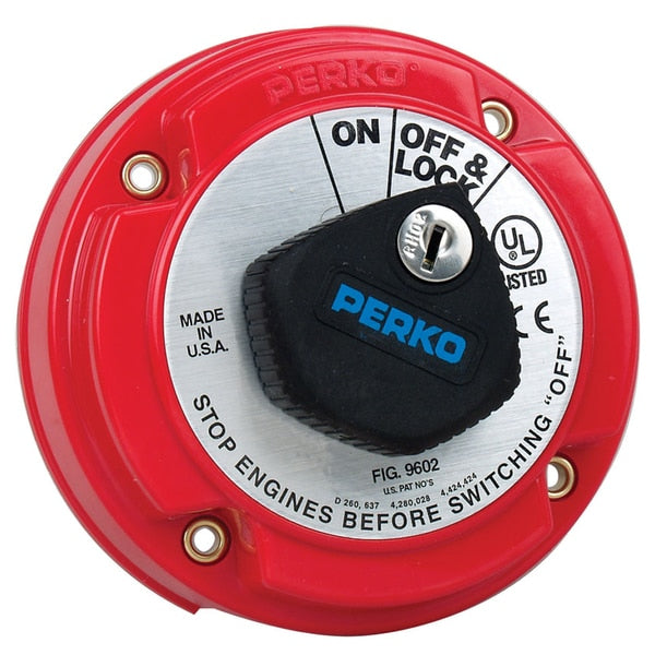 Medium Duty Main Battery Switch W/ Key Lock