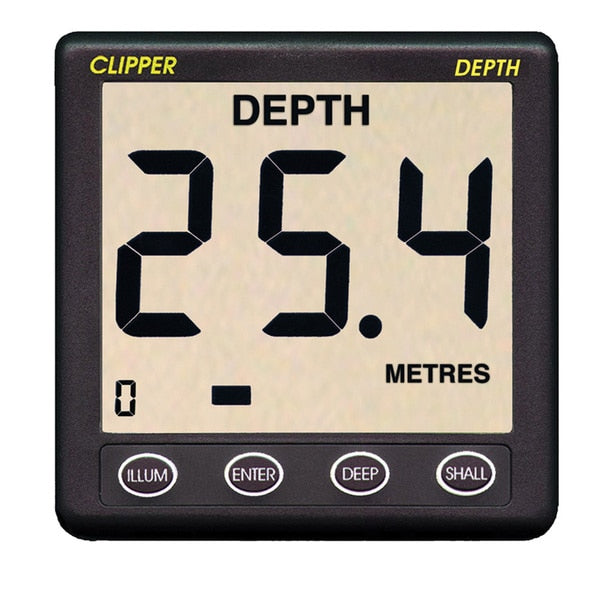 Depth Instrument w/Thru Hull Transducer & Cover