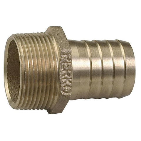1-1/2" Pipe To Hose Adapter Straight Bronze