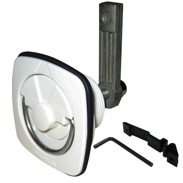 Flush Latch - White