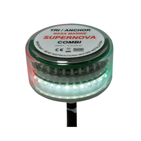 Supernova Combi LED Tricolor Masthead Anchor Light