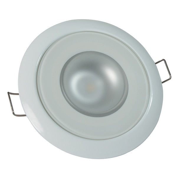 Lumitec Mirage - Flush Mount Down Light - Glass Finish/White Bezel - 2