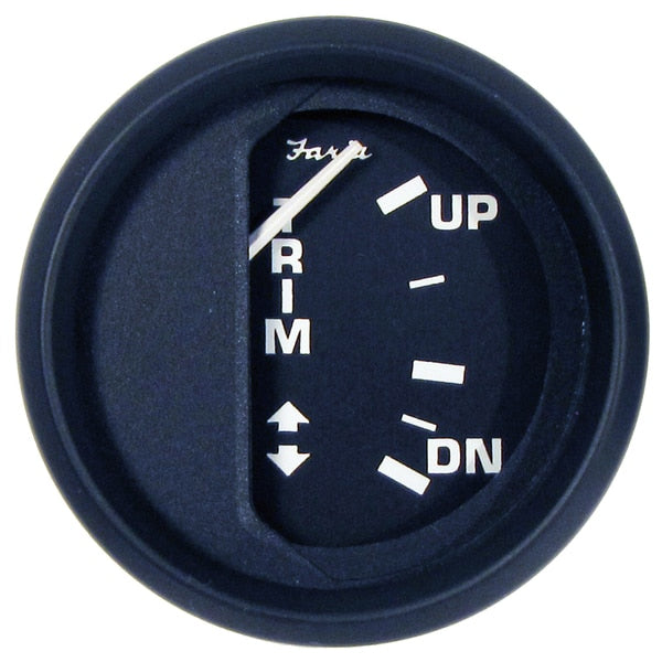 Euro Black 2" Trim Gauge (Mercury / Mariner / Mercruiser / Volvo