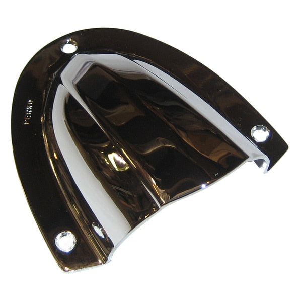 Chrome Plated Brass Clamshell Vent 4" X 3.75"