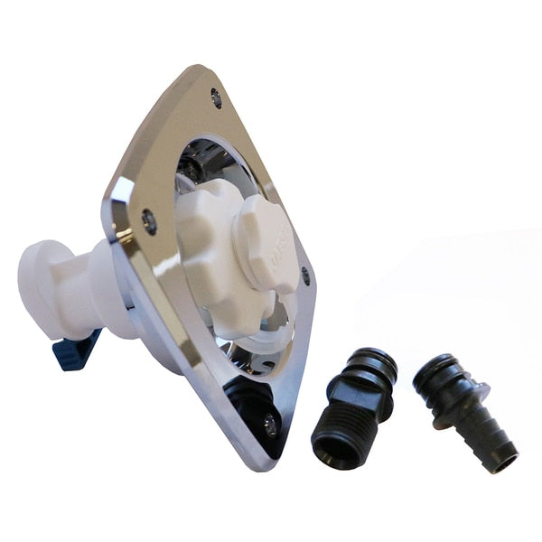 45Psi Water Pressure Regulator Flush Mount Chrome
