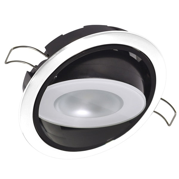 Lumitec Mirage Positionable Down Light - Spectrum RGBW Dimming - White