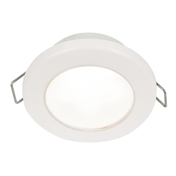 Euroled 75 3" Round 12V White Spring Mount White