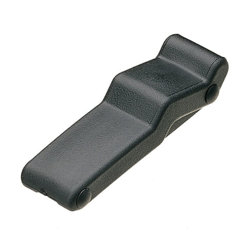 Concealed Soft Draw Latch w/Keeper - Black Rubber