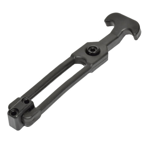 T-Handle Latch w/Keeper - Pull Draw Front Mount Black Flexible Rubber
