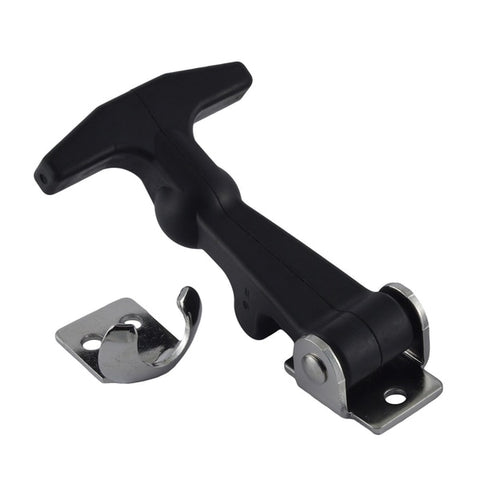 One-Piece Flexible Handle Latch Rubber/Stainless Steel Mount