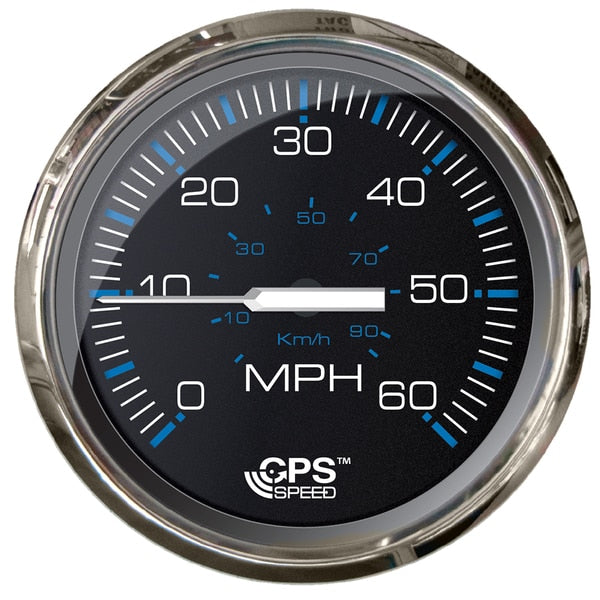Chesepeake Black SS 4" Studded Speedometer - 60MPH (GPS)