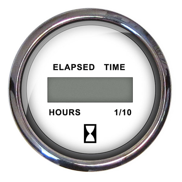 Chesapeake SS 2" Digital Hourmeter - (10, 000 Hours) (12-32 VDC)