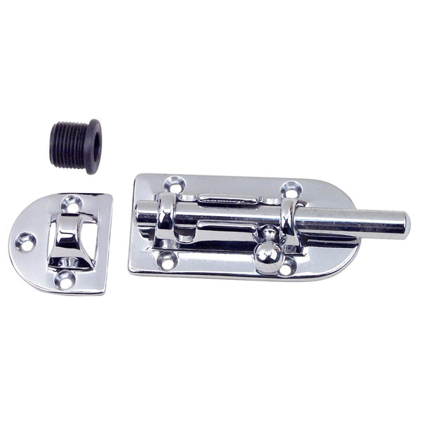 Chrome Barrel Bolt 5 In.