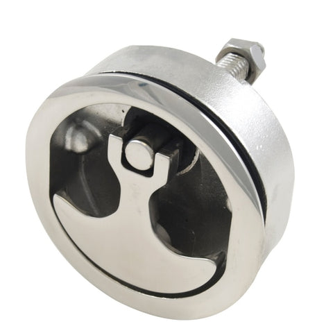 Whitecap Compression Handle Stainless Steel Non-Locking 3" OD - 1/4 Tu