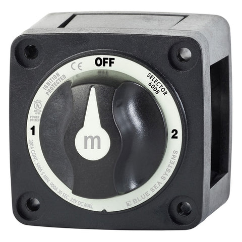 6008200 m-Series Selector 3 Position Battery Switch - Black