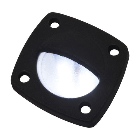 LED Utility Light White w/Black Faceplate