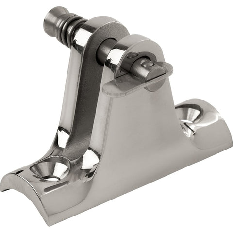 Stainless Steel 90degree Concave Base Deck Hinge - Removable Pin