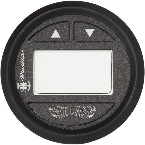 ATLASHydraulic Gauge Kit f/6", 10", 12"-14" ATLASJack Plate-Black Bezel