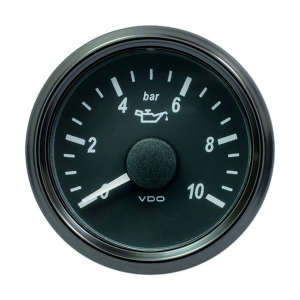 SingleViu 52mm (2-1/16") Oil Pressure Gauge - 150 PSI - 0-4.5V