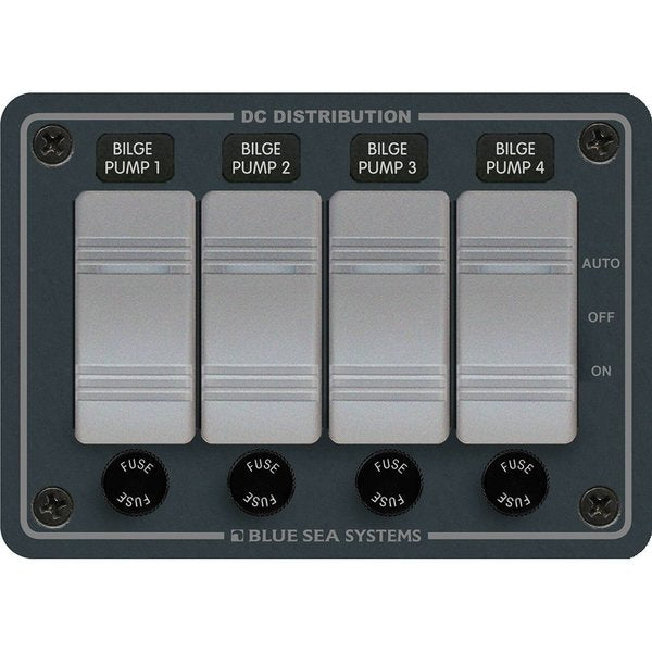Blue Sea Contura 4 Bilge Pump Control Panel