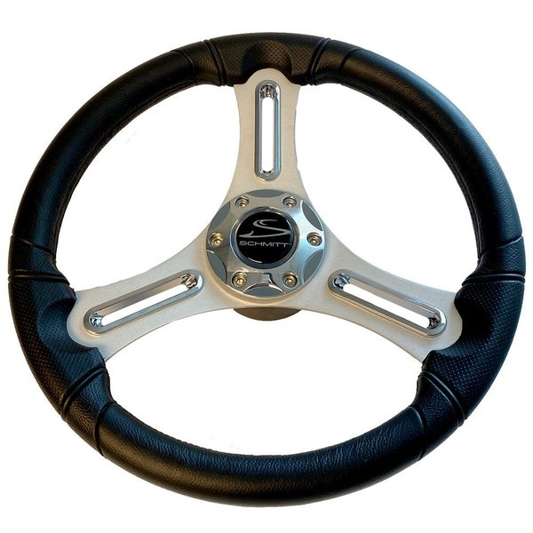 Torcello 14 in. Wheel, 03 Series, Polyurethane Wheel w/Chrome Trim Cap, Brushed