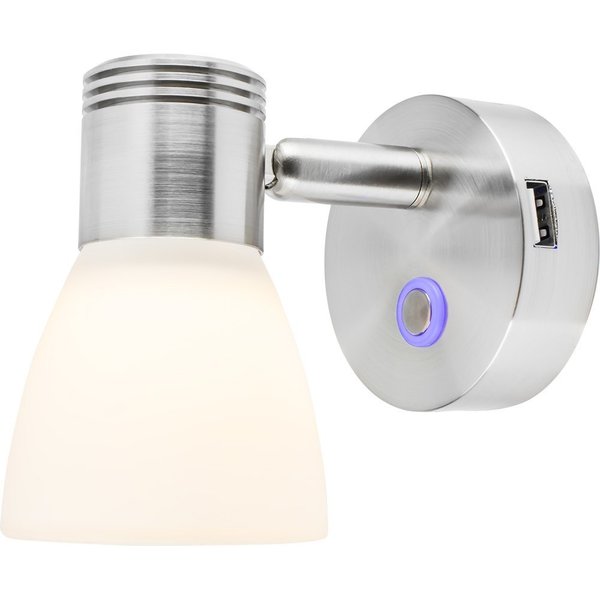 Cabin Reading Light w/Touch Dimmer & USB Port