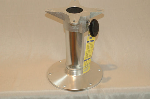 Garelick 75230 seat pedestal with spider locking swivel 12" high