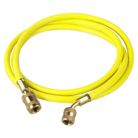 72" Yellow Enviro-Guard Hose with 45 Degree Quick Seal Fitting