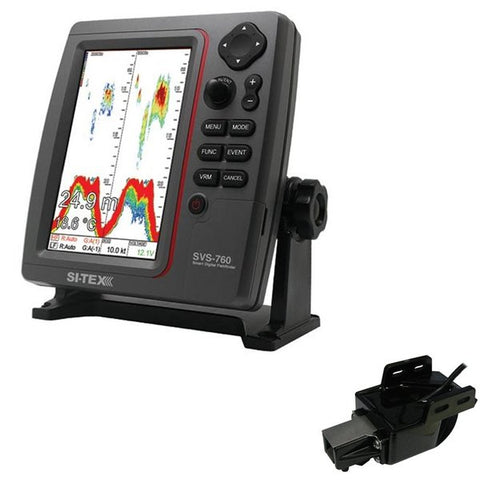Svs760 Fish Finder Kit With Transom W Temp And Speed