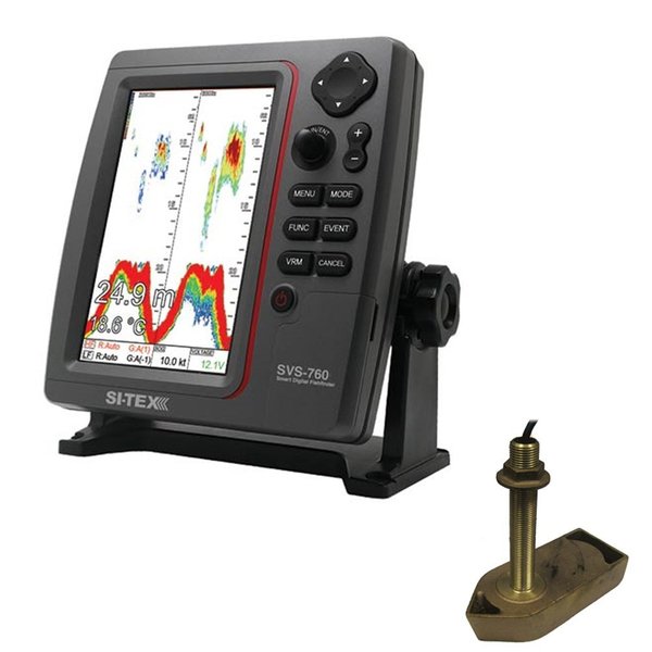 Svs760 Fish Finder Kit W Bronze ThruHull W Temp