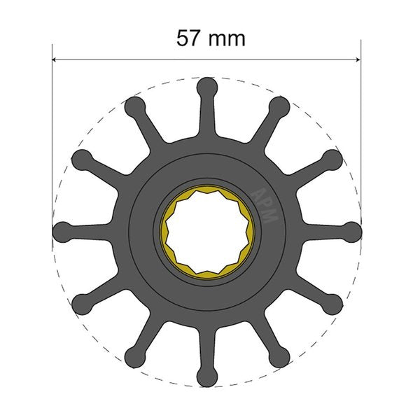 Premium Impeller Kit 57X16482Mm