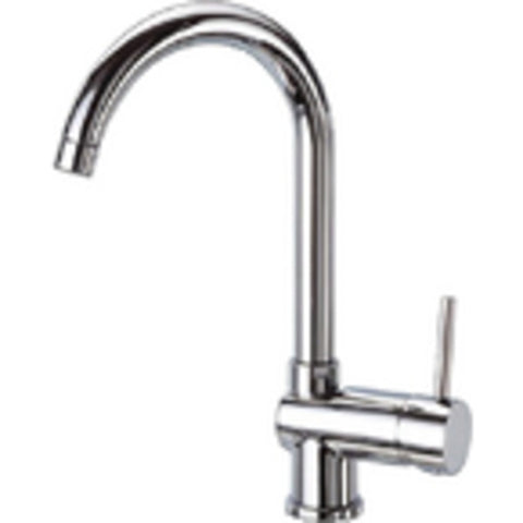 70104 Chrome Plated Brass Nordic J-Spout Galley Mixer Faucet