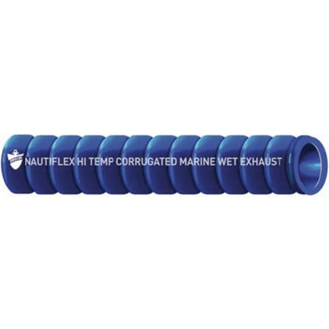 Corrugated Blue Series 262 Silicone Water Exhaust 12-1/2' Hose