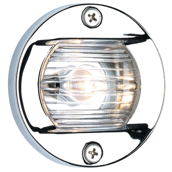 Transom Light With Stainless Steel Flange, Round, 3" dia.