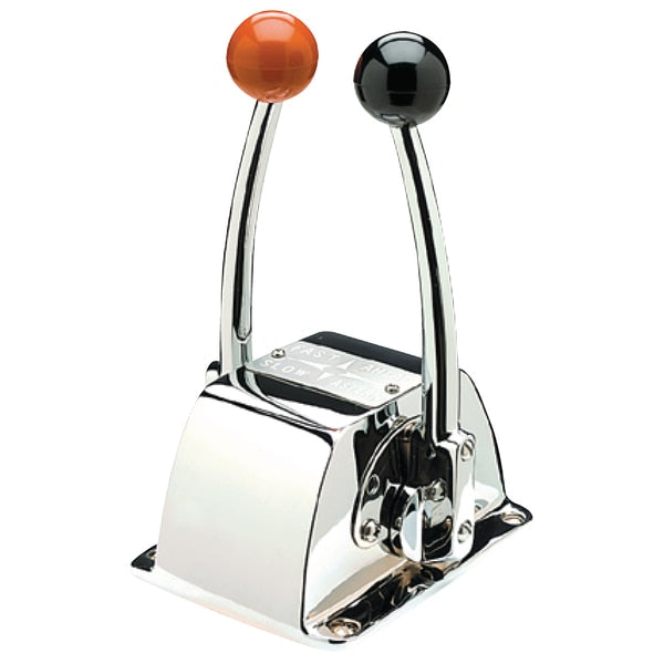 Chrome Plated Brass Twin Lever, Single Station Control