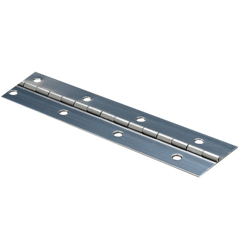 .040 Gauge Stainless Steel 6' Continuous Hinge,  1-1/2" x 72"