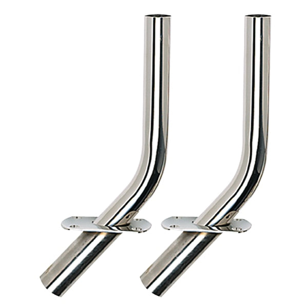 Stainless Steel Outrigger Pole Holders Fits 1-1/8" ID Base & 15' Poles