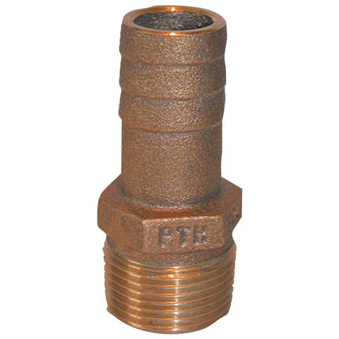 PTH Bronze Standard Flow Pipe-To-Hose Adapter With NPT Thread