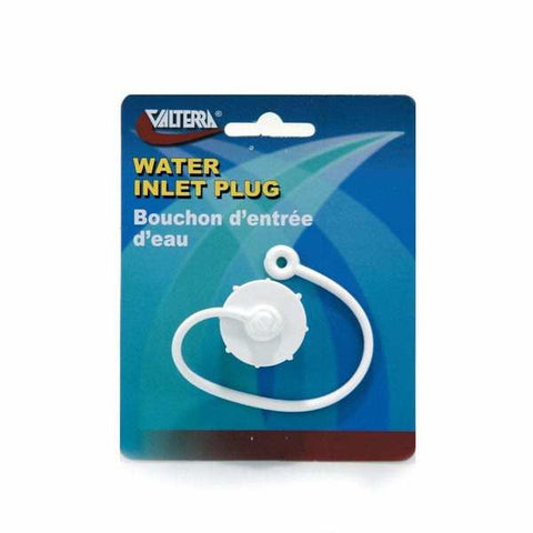 HOSE PLUG,  3/4IN MALE THREAD,  WITH STRAP,  OFF WHITE,  CARDED