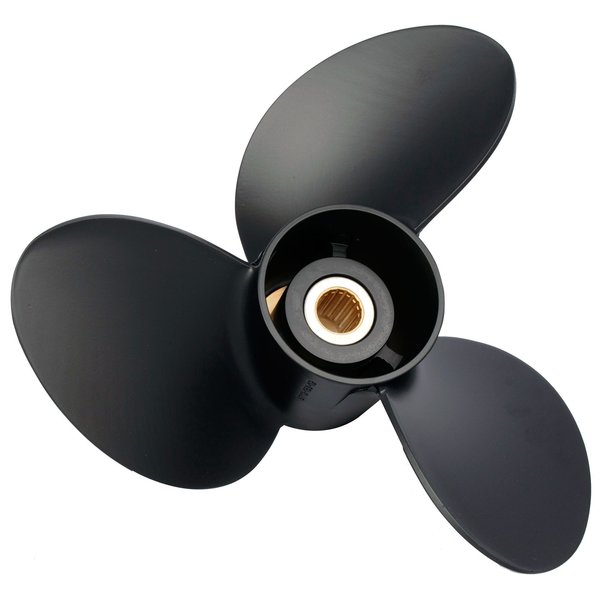 Solas 8811-148-17 Amita 3 Aluminum 3-Blade Propeller - RH, 14.8" Diameter x 17" Pitch x 17-Spline