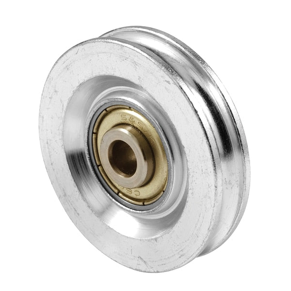 Steel Ball Bearing Roller, Zinc Plated, 1-25/32 in. Diameter, 3/8 in