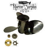 New Stainless Propeller 16 x 21 RH - Replacement for Mercury Enertia 48-8m0040402