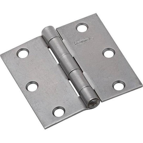 3.5 in. Non-Removable Pin Hinge in Plain Steel